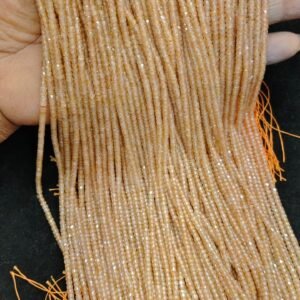 CZ High crushed Beads Honey colour Each 1 Line