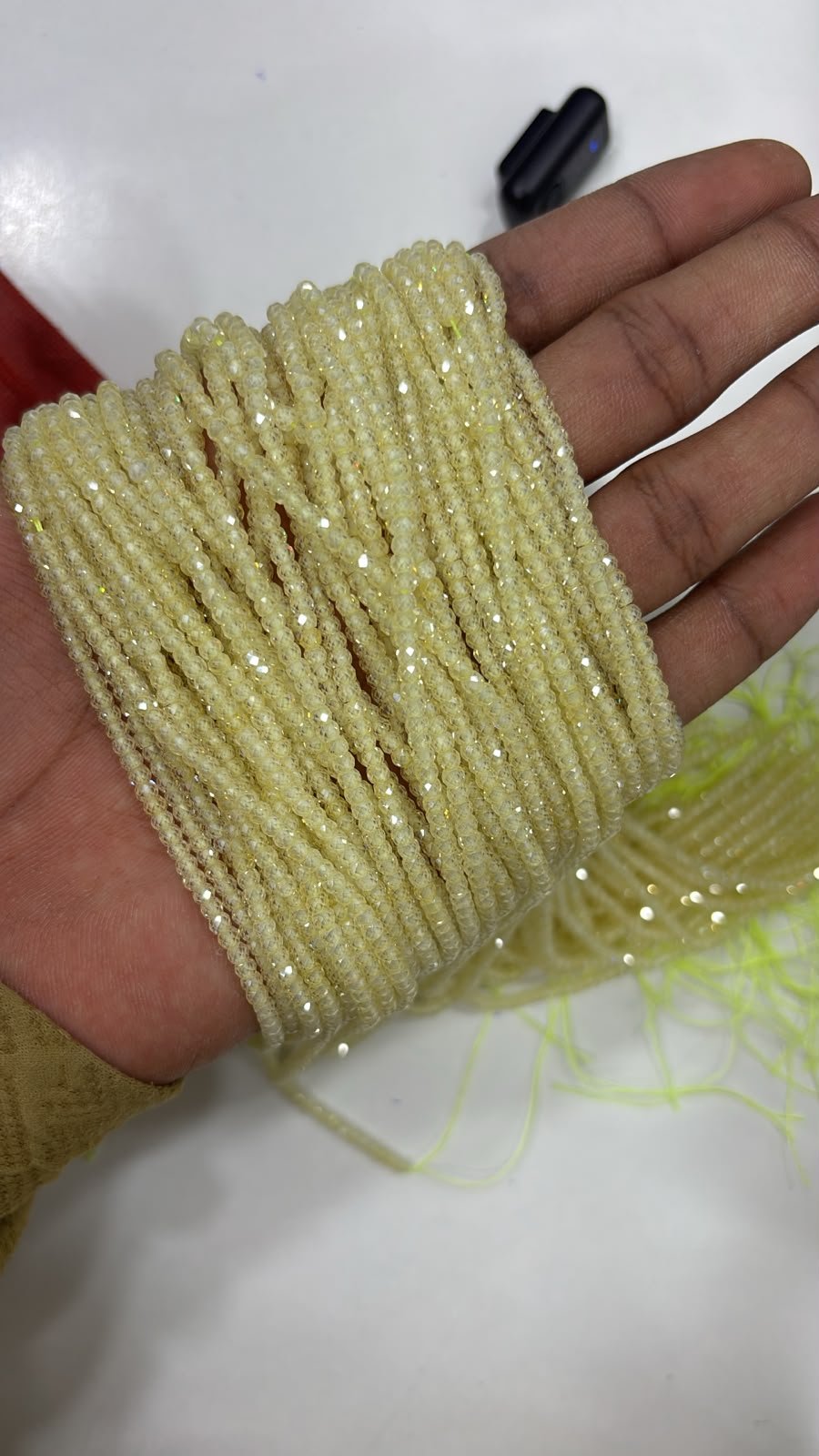 CZ High Crushed Beads Each one Line