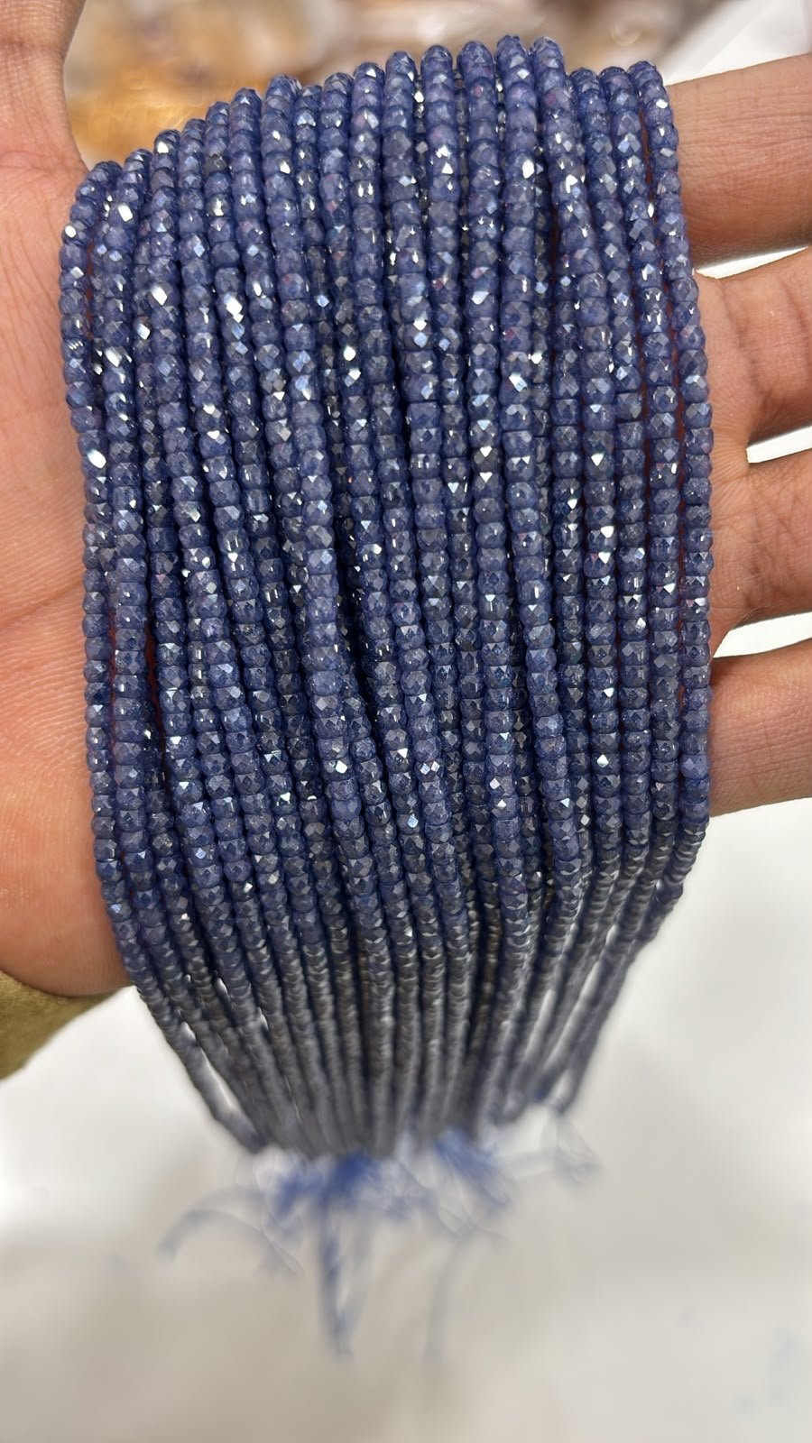 CZ High Crushed Beads Each one Line