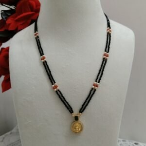 Trendy Black beads chain