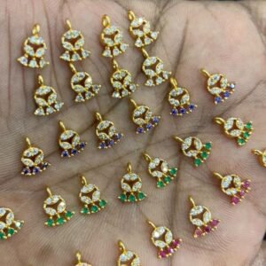 CZ Drops (white, green, pink, violet) Each one,