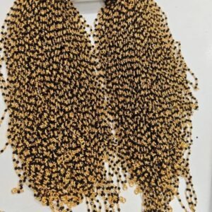 Kattuthiga 2 Line Black Beads chain (18 inch) Each one