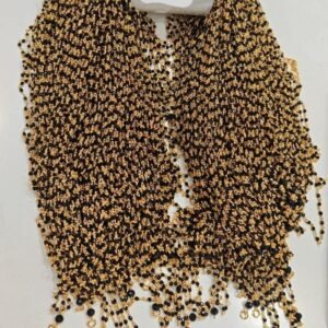 Kattuthiga 3 Lines Black Beads chain (18 inch) Each one